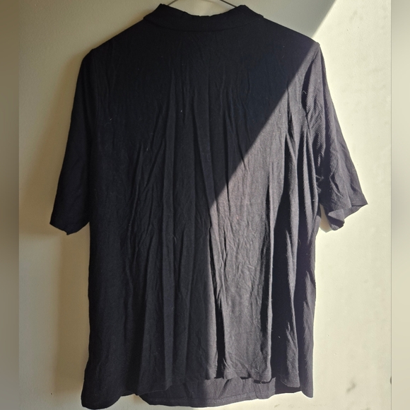 Reitmans Cutout Black Top Womens Size L - Picture 2 of 5